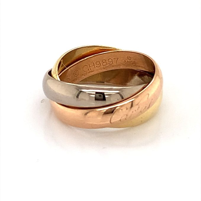 Cartier 18ct Gold Classic Trinity Ring