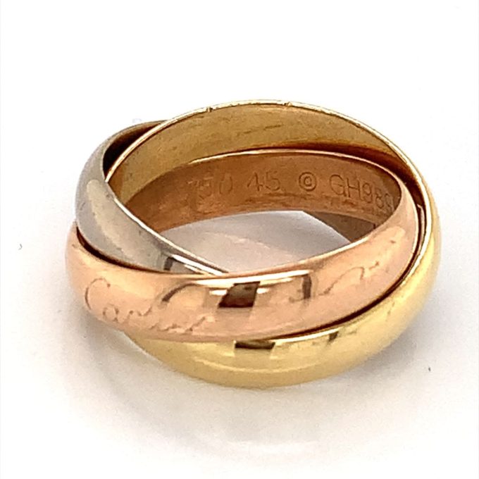 Cartier 18ct Gold Classic Trinity Ring
