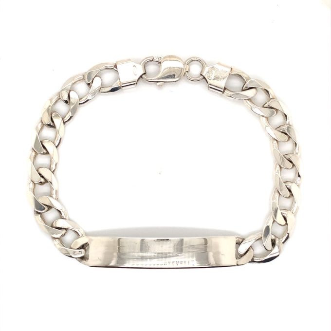Sterling Silver Identity Bracelet