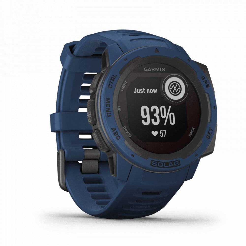 Garmin Instinct Solar GPS Tidal Blue Watch