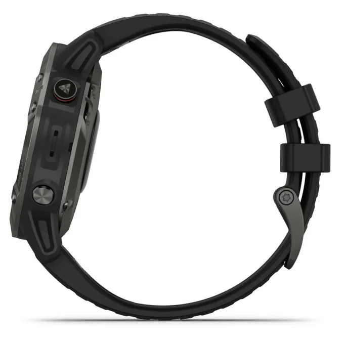 Garmin Fenix 6 Sapphire, 47mm Carbon Grey with Black Band 010-02158-11