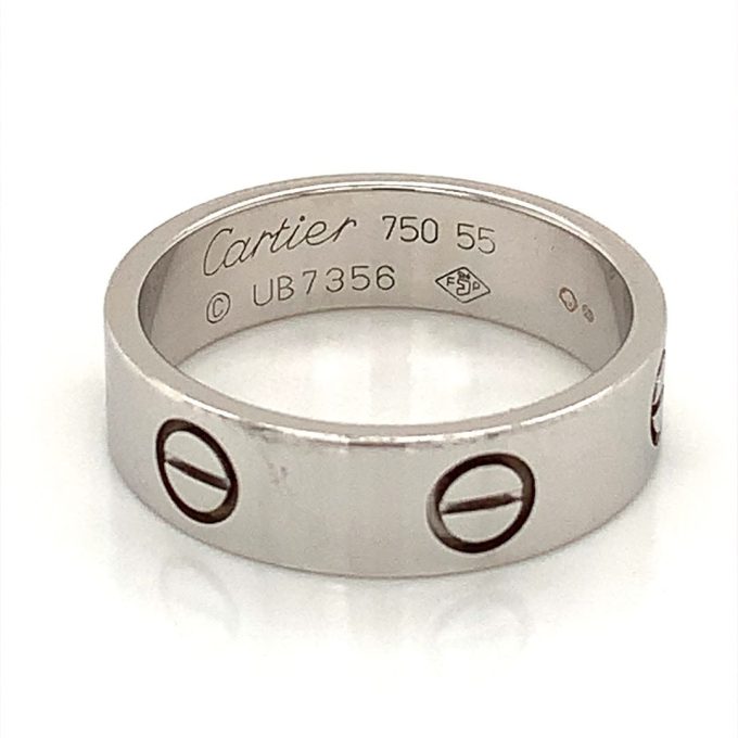 Cartier White Gold LOVE Ring