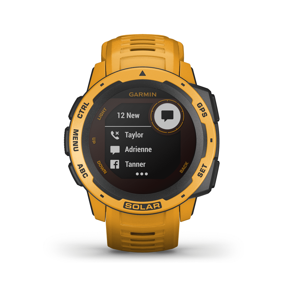 Garmin Instinct Solar GPS Sunburst Yellow Watch