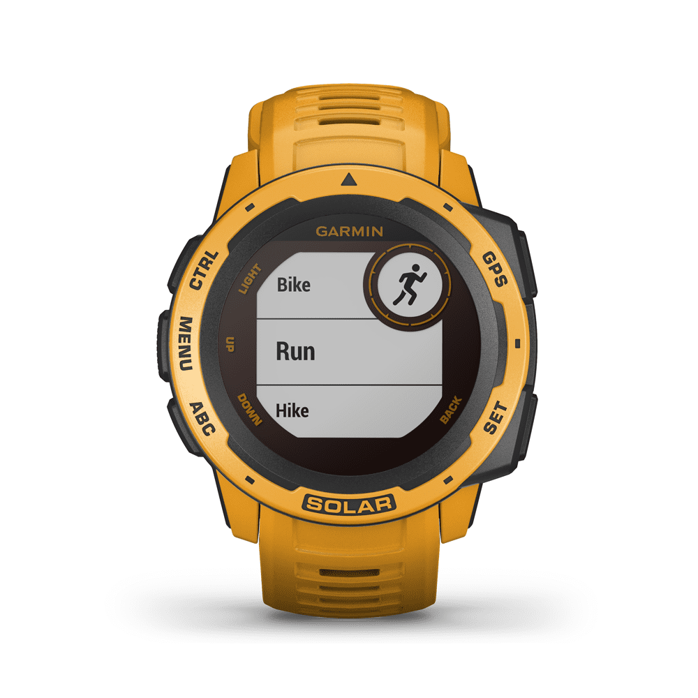 Garmin Instinct Solar GPS Sunburst Yellow Watch