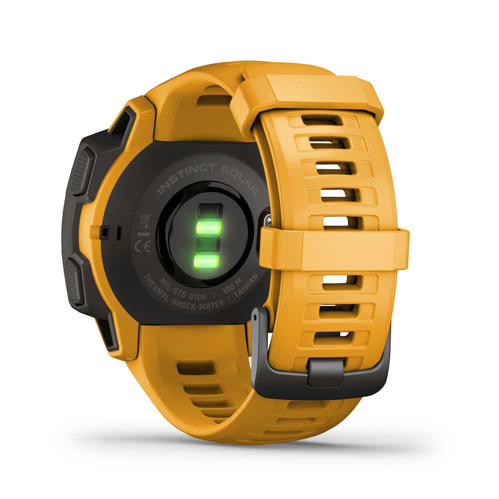 Garmin Instinct Solar GPS Sunburst Yellow Watch