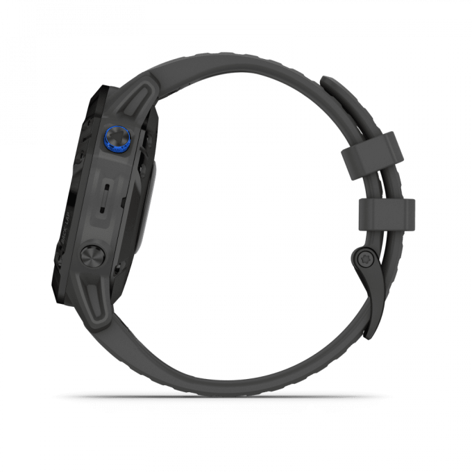 Garmin Fenix 6 Pro Solar, Black with Slate Grey Band 47mm