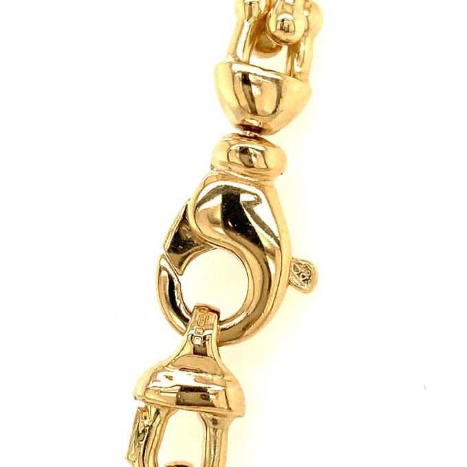 14ct Gold Fancy Link Multi Tone Chain