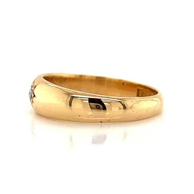 Antique Diamond Set Bombe Ring