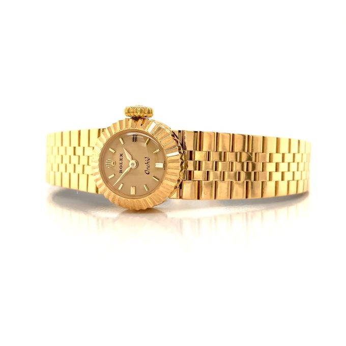 Ladies Rolex 18ct Gold Orchid Cameleon 1960's Watch