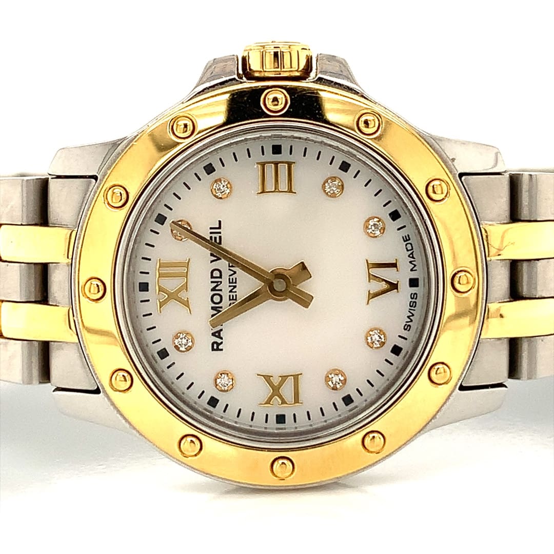 Raymond Weil Ladies Gold & Steel Tango Watch 5799-STP-00995