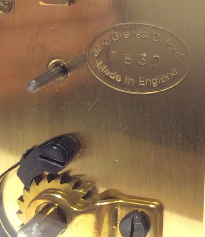 De La Grense English Made Carriage Clock