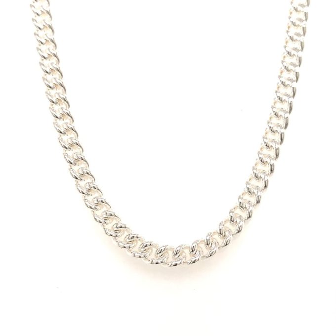 Sterling Silver Curb Chain - 22"