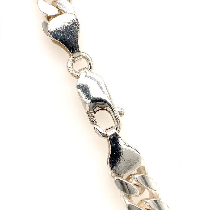Sterling Silver Heavy Curb Chain - 20"