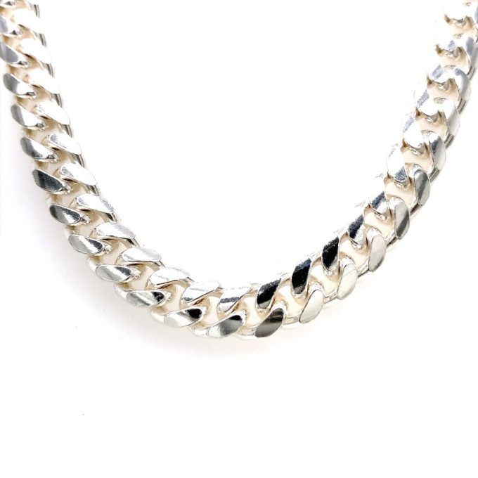 Sterling Silver Heavy Curb Chain - 20"
