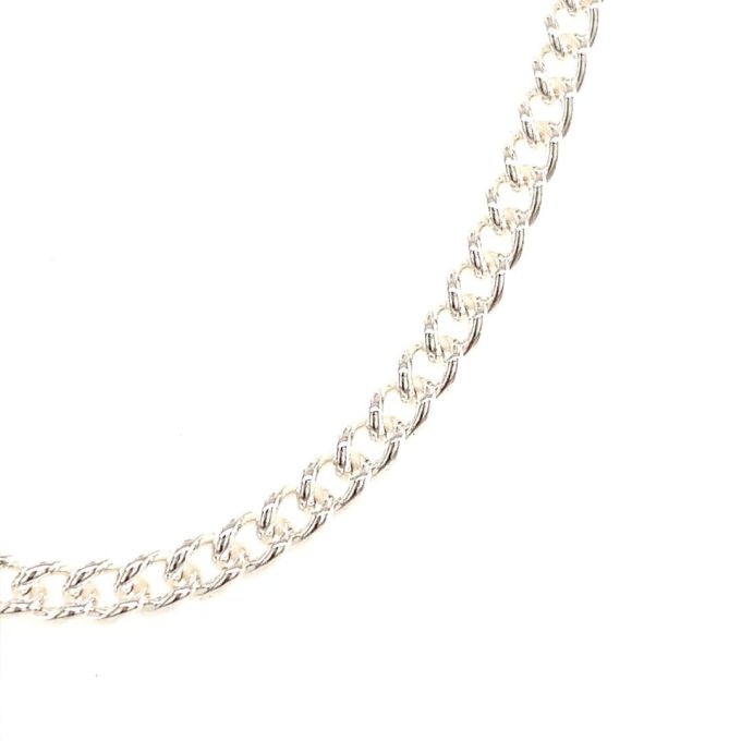 Sterling Silver Curb Chain - 22"