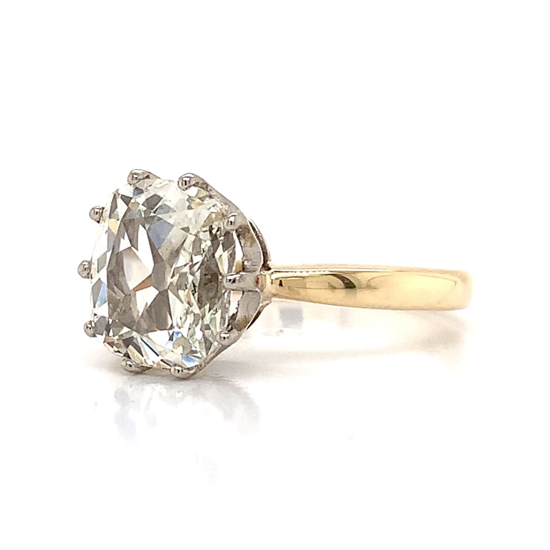 1.71ct Old Cut Diamond Solitaire Ring