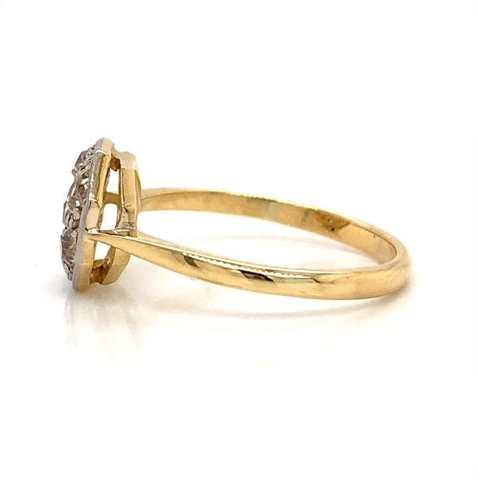 Vintage Diamond Cluster Ring