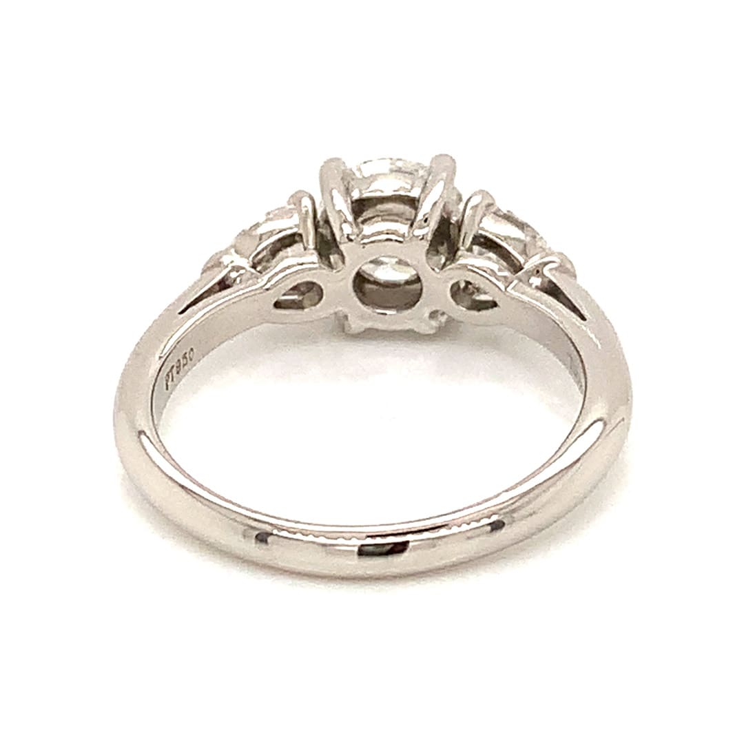 Tiffany & Co. Platinum and Diamond Trilogy Ring