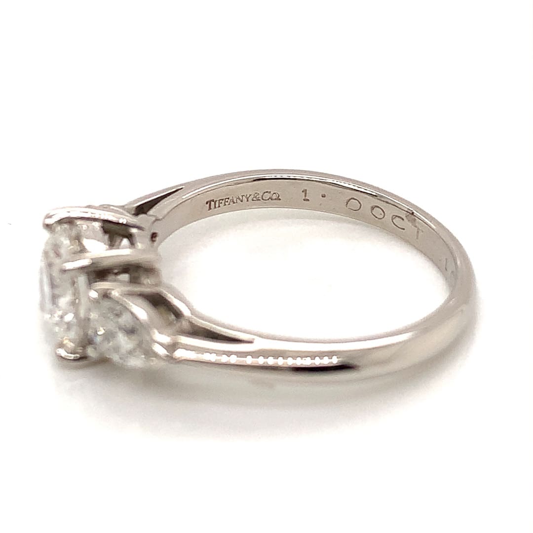 Tiffany & Co. Platinum and Diamond Trilogy Ring