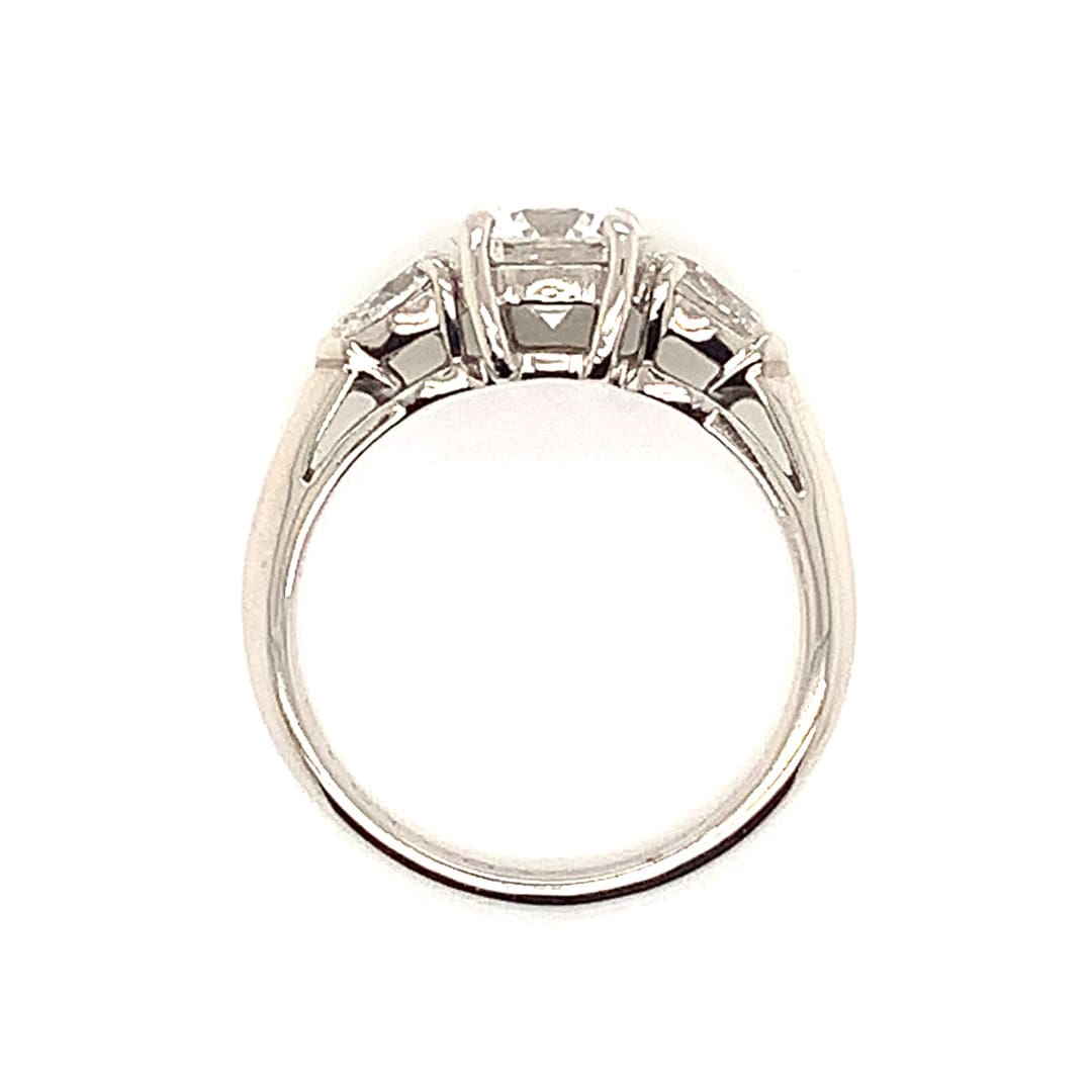Tiffany & Co. Platinum and Diamond Trilogy Ring