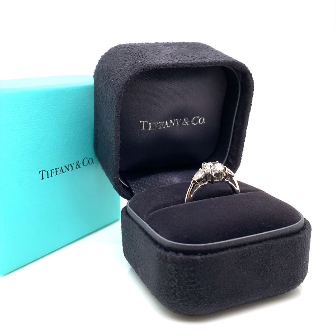 Tiffany & Co. Platinum and Diamond Trilogy Ring