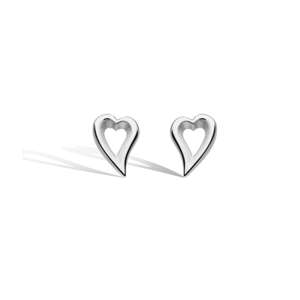 Kit Heath Love Story Heart Stud Earrings