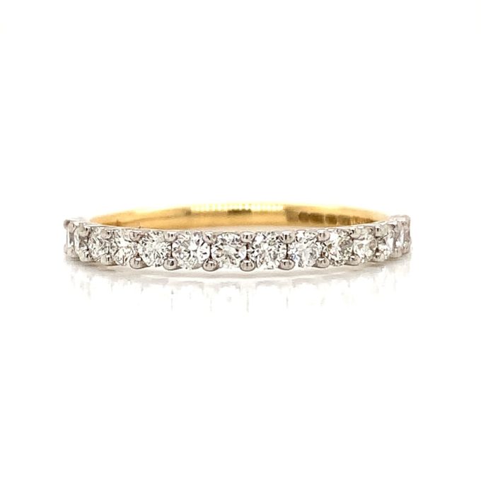 18ct Yellow Gold 0.50ct Diamond Eternity Ring
