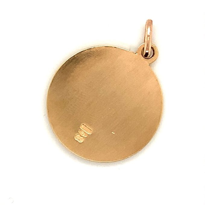 9ct Gold St. Christopher - 20 mm