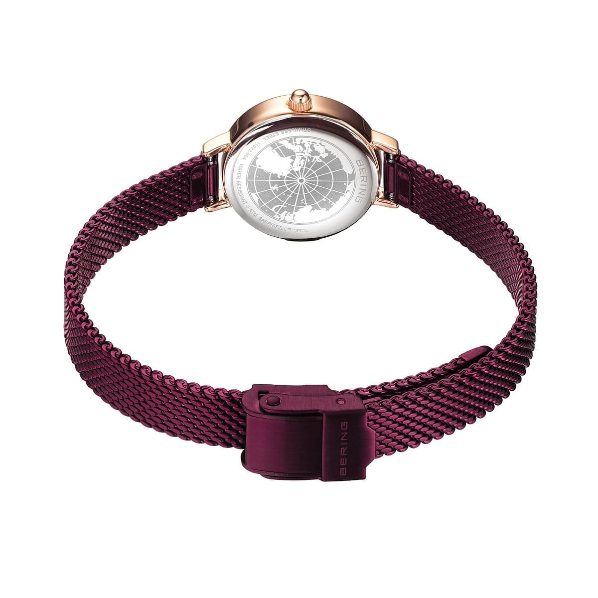 Bering Ladies Purple Lights Watch 11022-969
