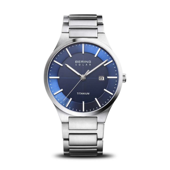 Bering Gents Solar Slim Titanium Watch 15239-777
