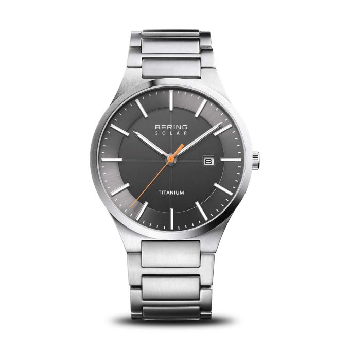 Bering Gents Solar Slim Titanium Watch 15239-779