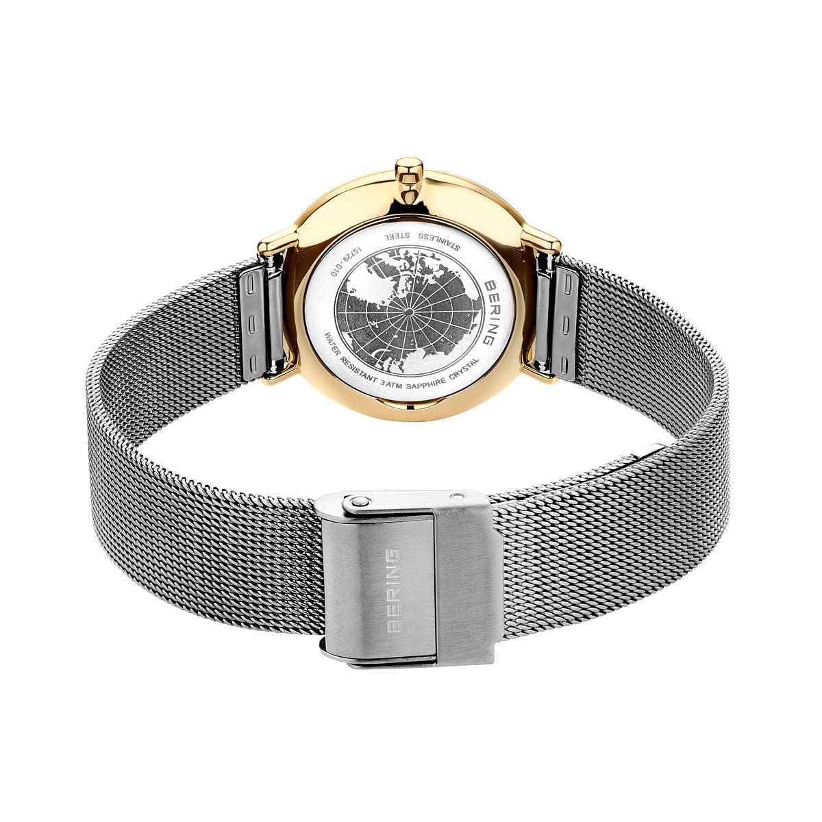 Bering Ladies Gold Steel Watch 15729-010