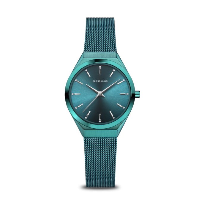 Bering Ultra Slim Ladies Teal Watch 18729-888