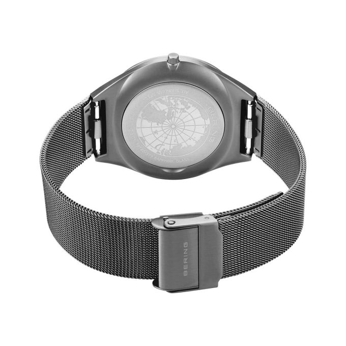Bering Gents Grey Steel Watch 18740-377