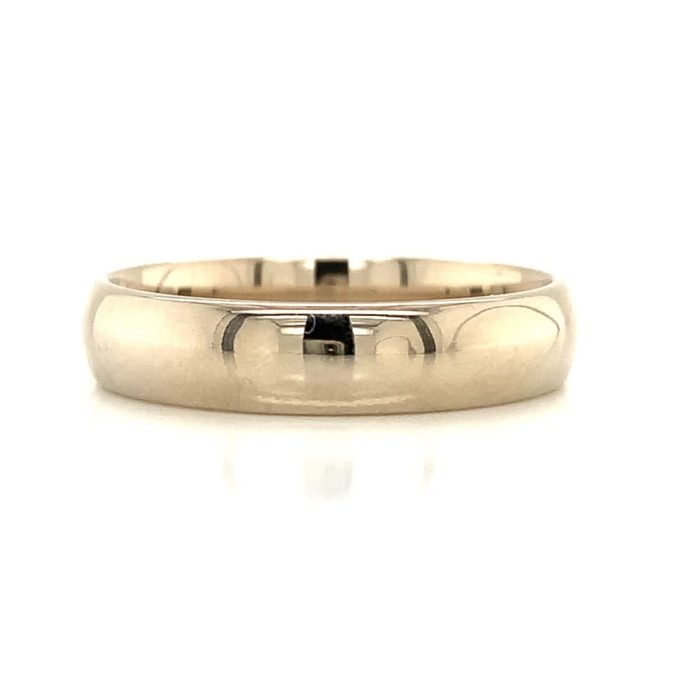 Gents White Gold Band