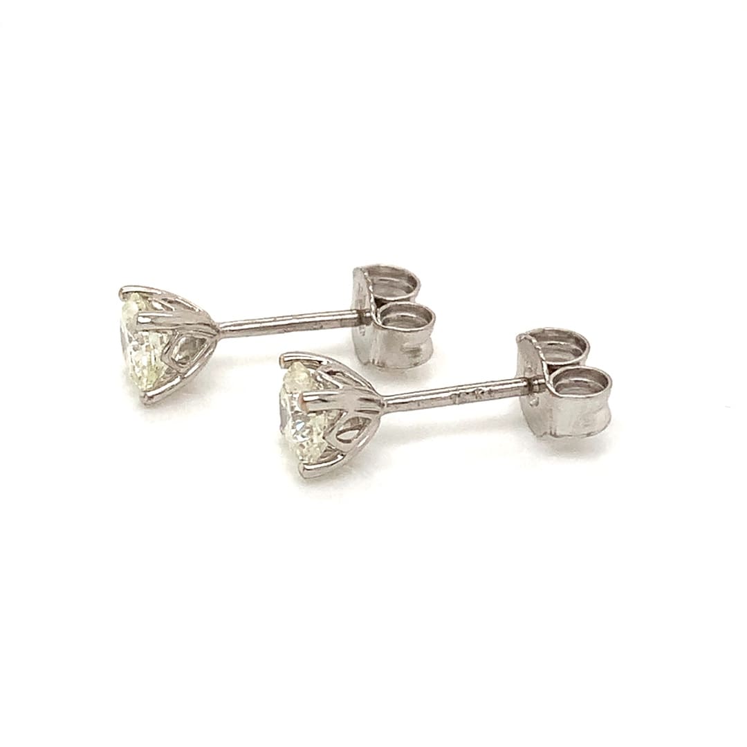 1.00ct Brilliant Cut Diamond Stud Earrings
