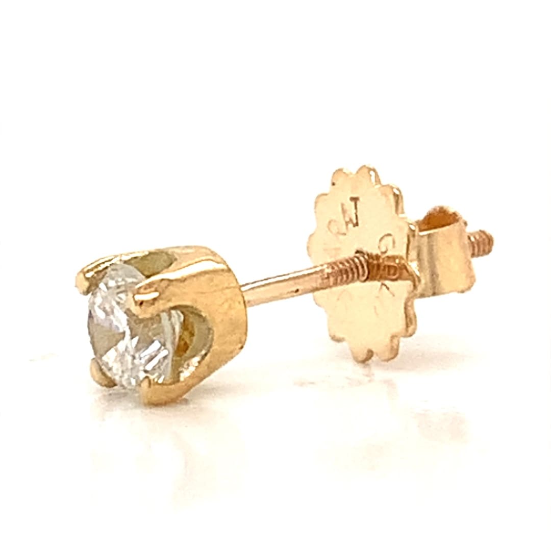0.23ct Single Diamond Stud Earring