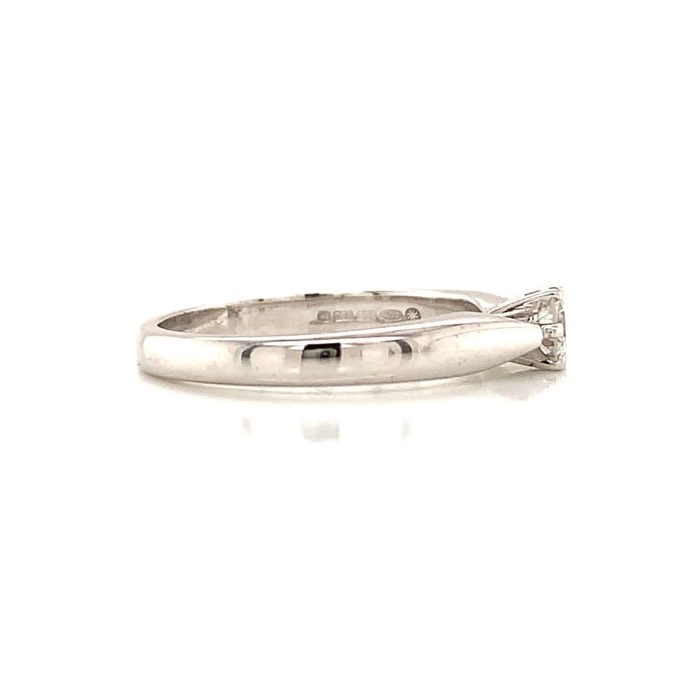 White Gold Diamond Solitaire Ring