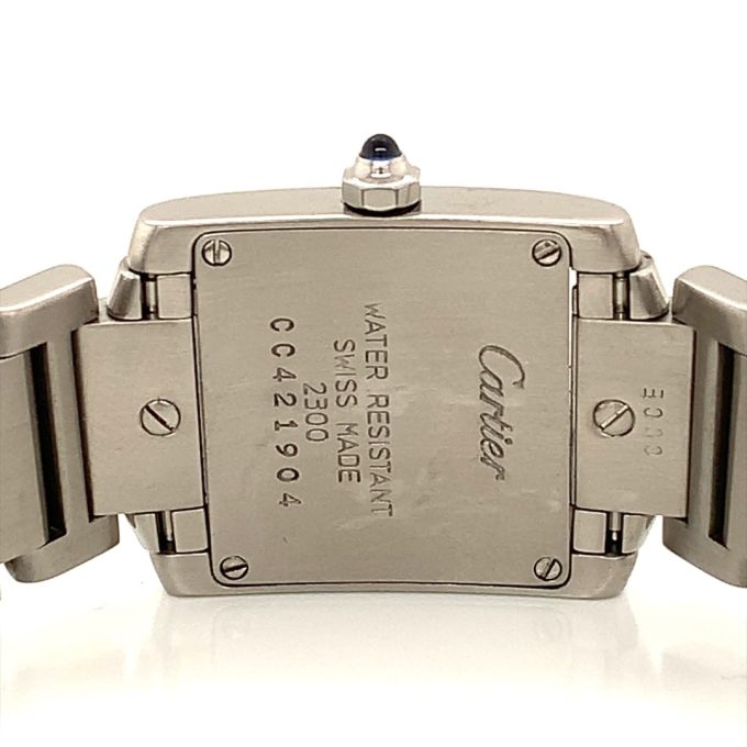Cartier Tank Francaise Ladies Steel Watch 2300