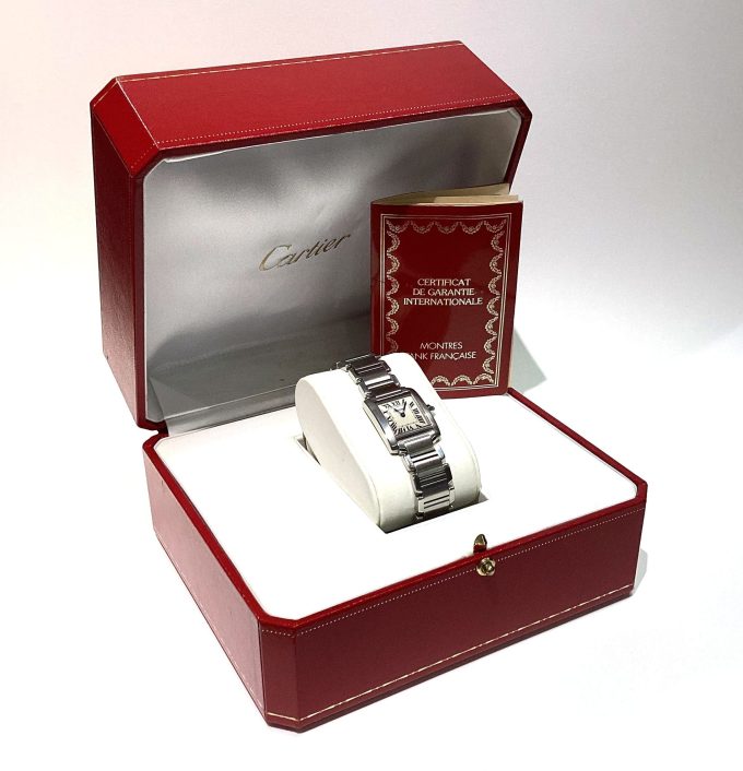Cartier Tank Francaise Ladies Steel Watch 2300