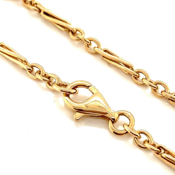 Yellow Gold Twist Link Bracelet