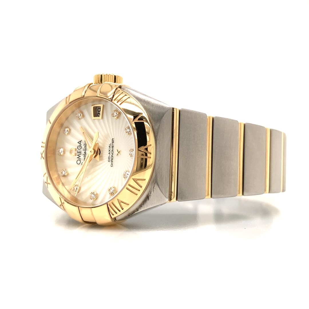 Omega Ladies Constellation Co-Axial Chronometer Watch Ref 123.25.31.20.55.002