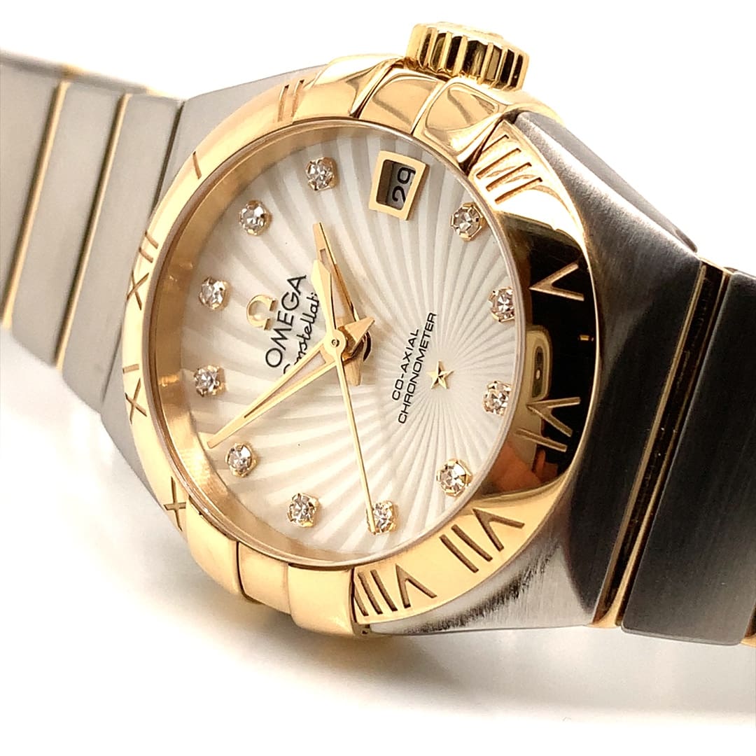 Omega Ladies Constellation Co-Axial Chronometer Watch Ref 123.25.31.20.55.002