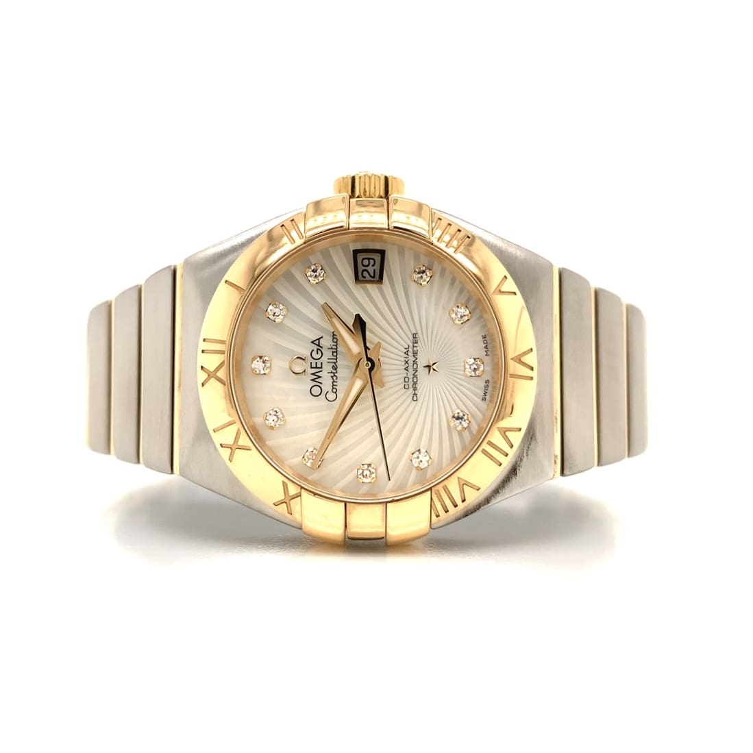Omega Ladies Constellation Co-Axial Chronometer Watch Ref 123.25.31.20.55.002