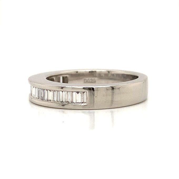 Channel Set Baguette Diamond Eternity Ring