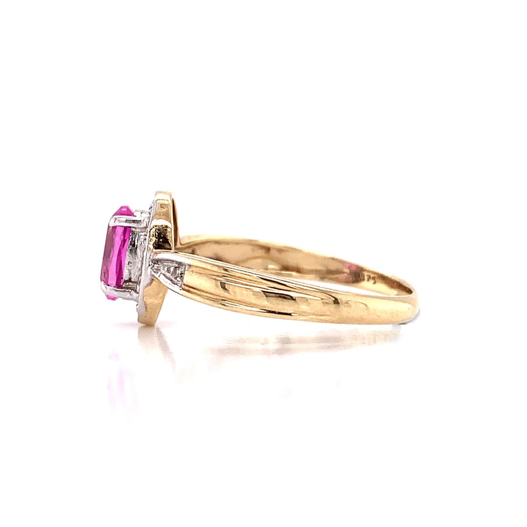 Pink Topaz Dress Ring