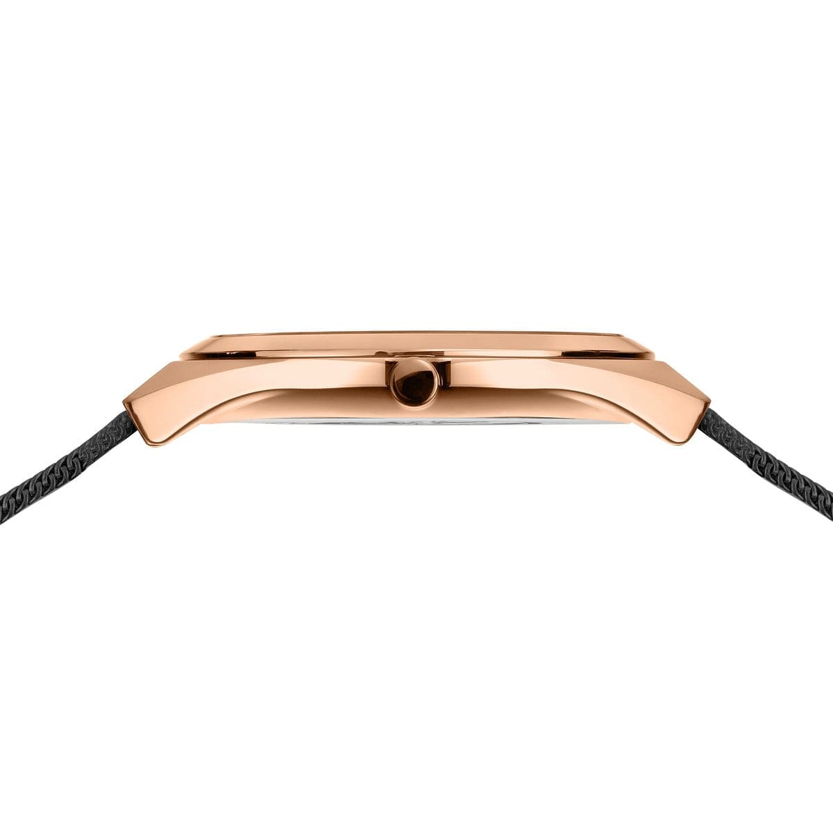 Bering Ultra Slim Ladies Black / Rose Steel Watch 18729-166