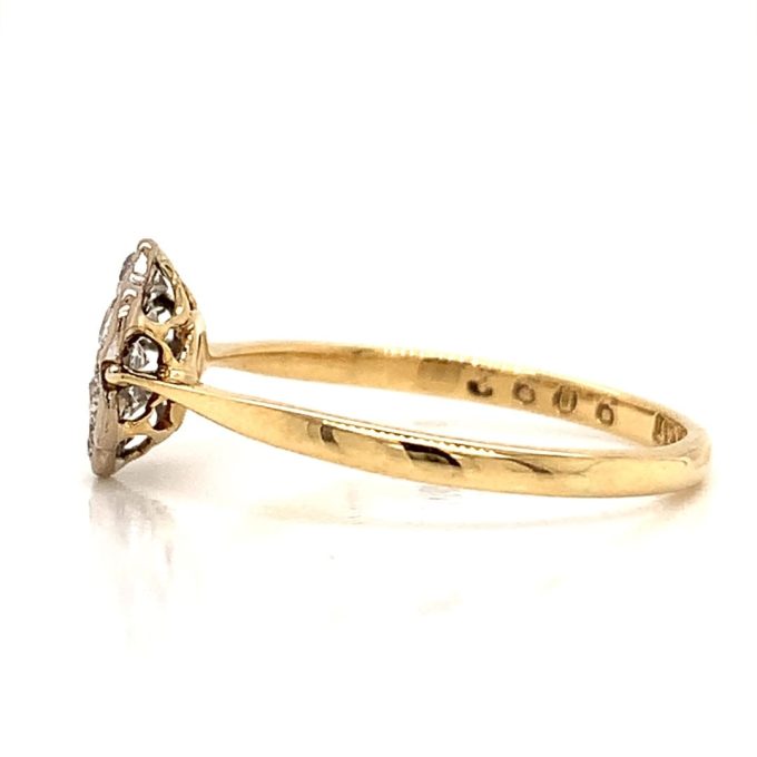 Vintage Diamond Daisy Cluster Ring