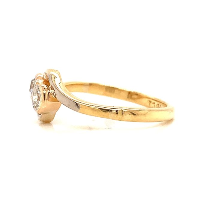 Vintage Diamond Twist Ring