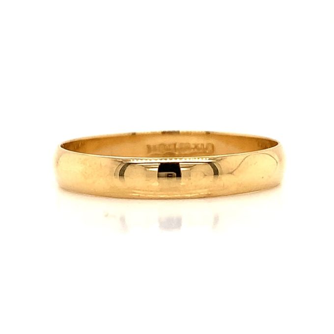 18ct Yellow Gold 3mm Band